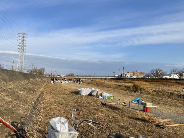 男里川（おのさとがわ）の掃除